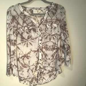 Chico’s 3/4 Sleeve Blouse, Chico’s Size 0 (4)